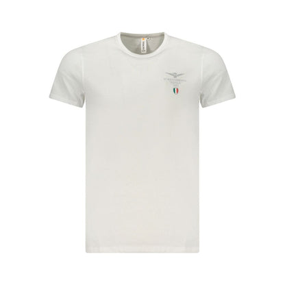 White Cotton Men's T-Shirt
