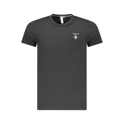 Black Cotton Men's T-Shirt