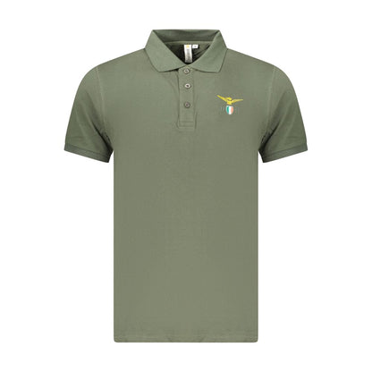 Green Cotton Polo Shirt