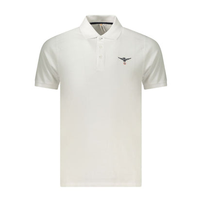 White Cotton Polo Shirt
