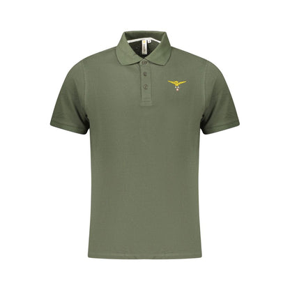 Green Cotton Polo Shirt