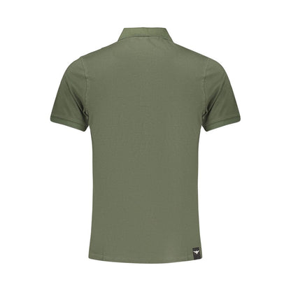Green Cotton Polo Shirt