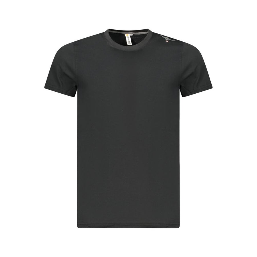 Black Cotton Men's T-Shirt