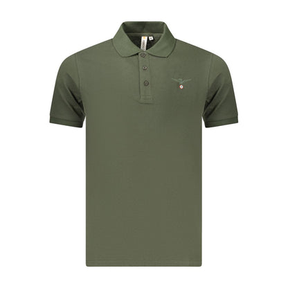 Green Cotton Polo Shirt