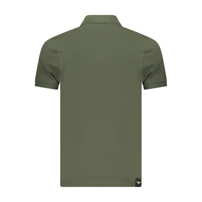 Green Cotton Polo Shirt