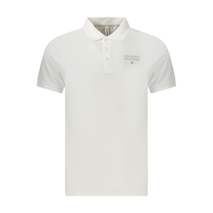 White Cotton Polo Shirt