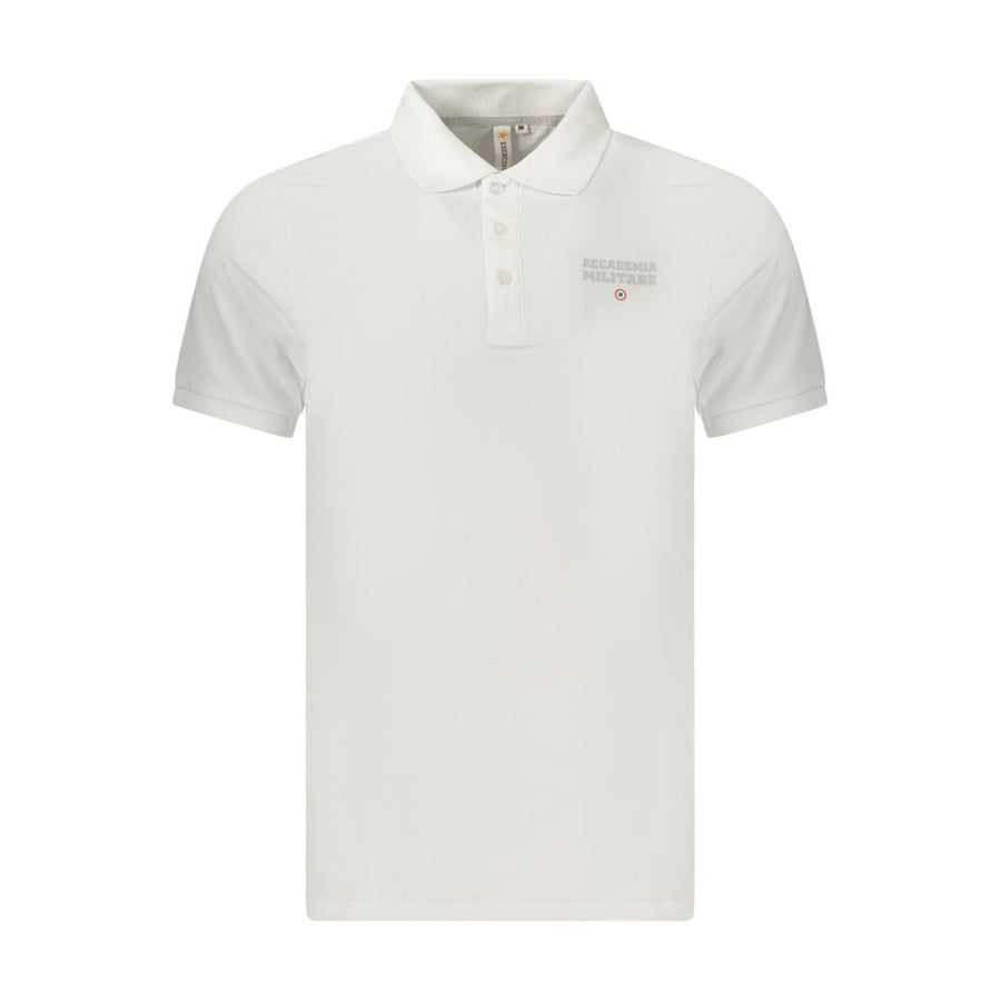 White Cotton Polo Shirt