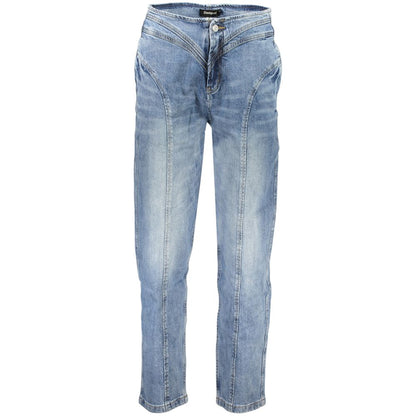 Azzurro Cotton Women's Jeans