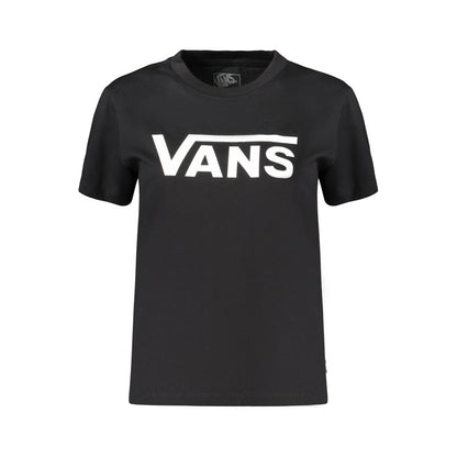 Black Cotton Women's T-Shirt