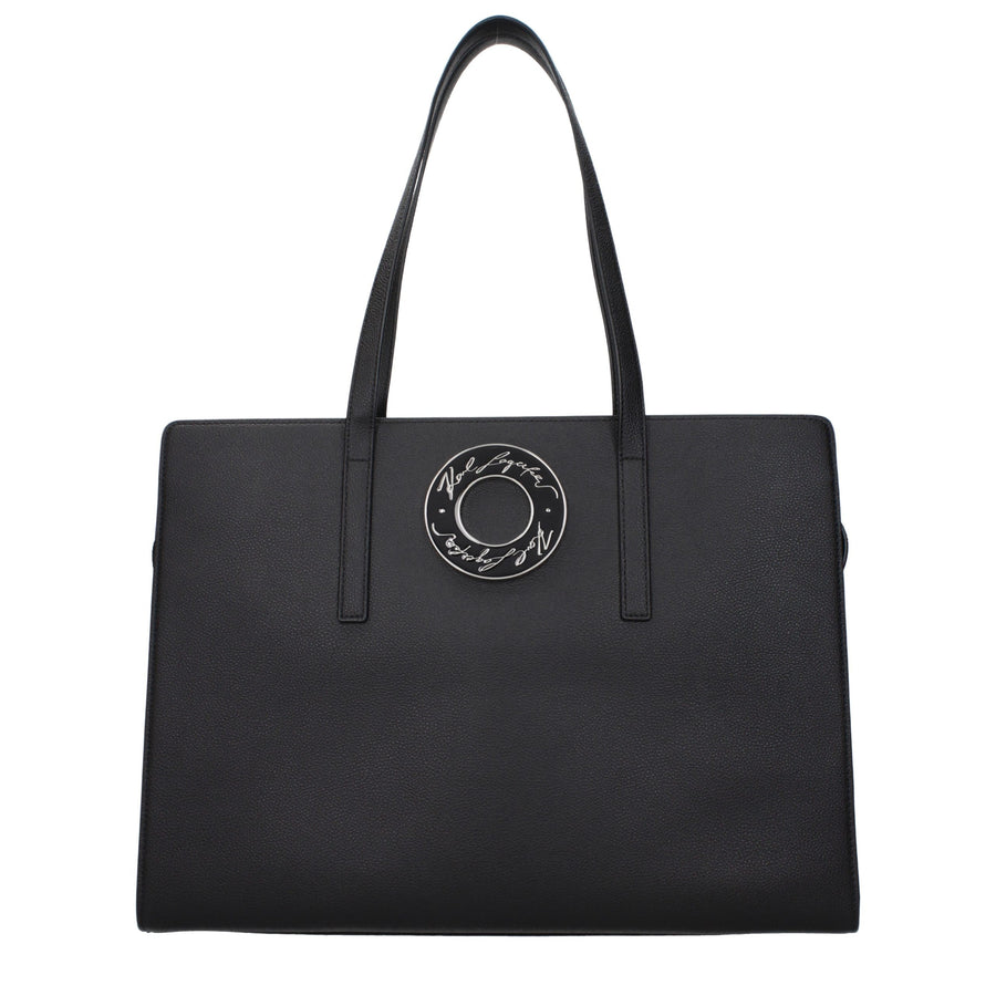 Black Leather Shoulder Bag