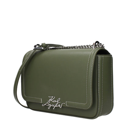 Green Leather Shoulder Bag