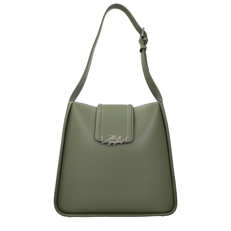 Green Leather Shoulder Bag