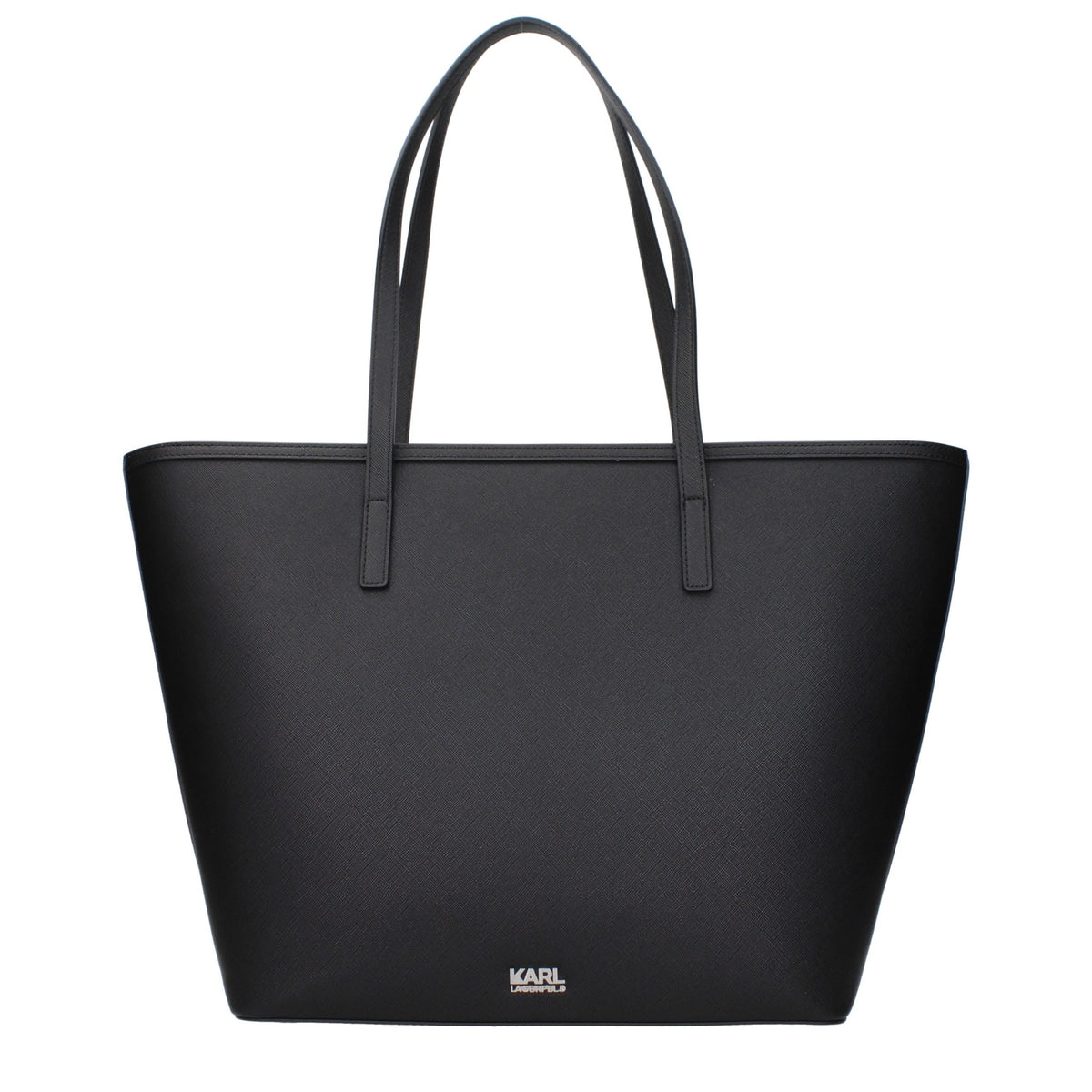 Black Polyethylene Shoulder Bag