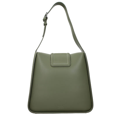 Green Leather Shoulder Bag