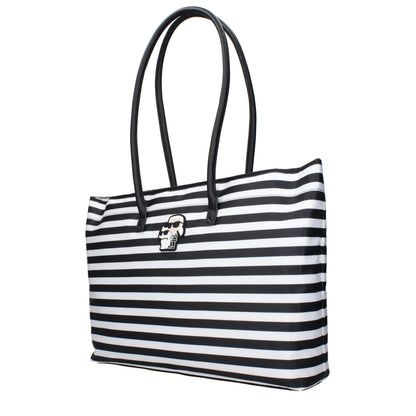Black Fabric Shoulder Bag