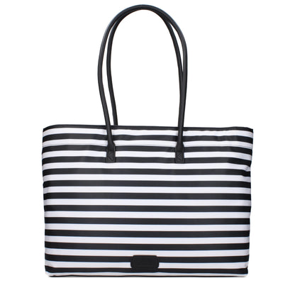 Black Fabric Shoulder Bag