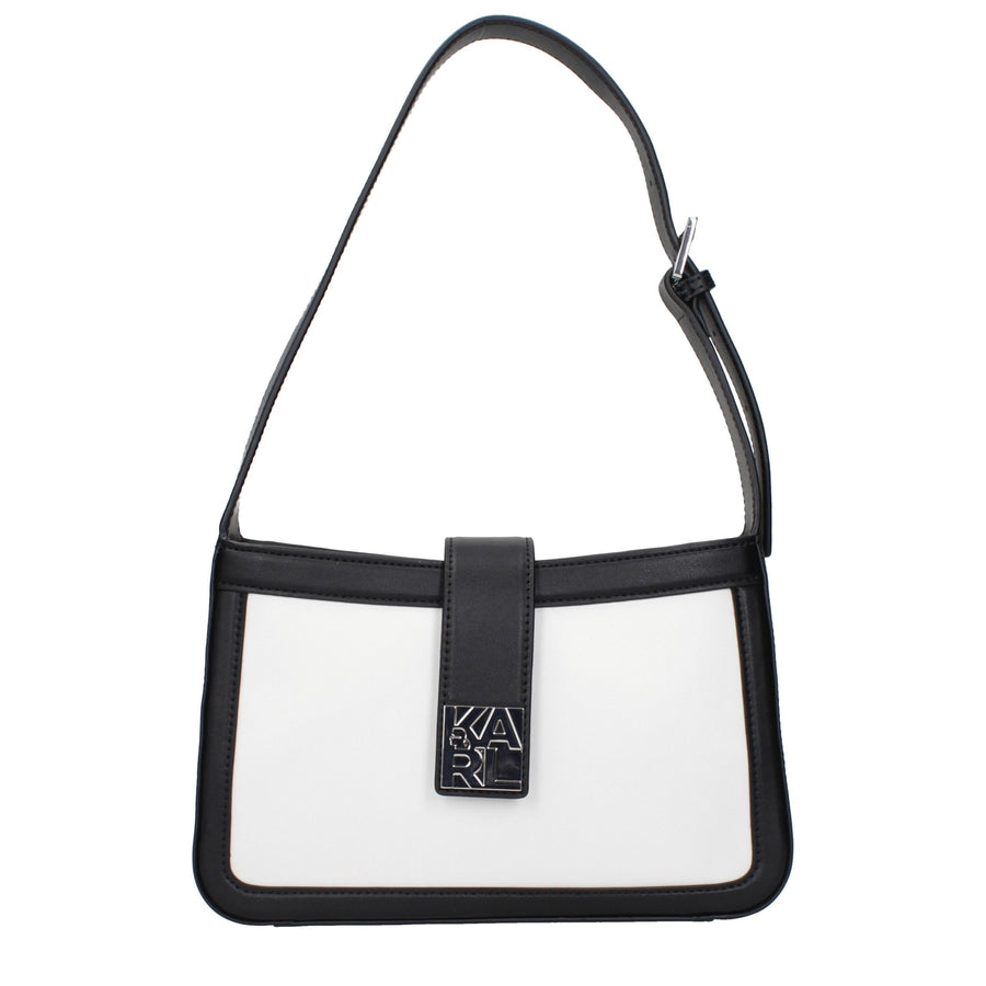 White Leather Shoulder Bag