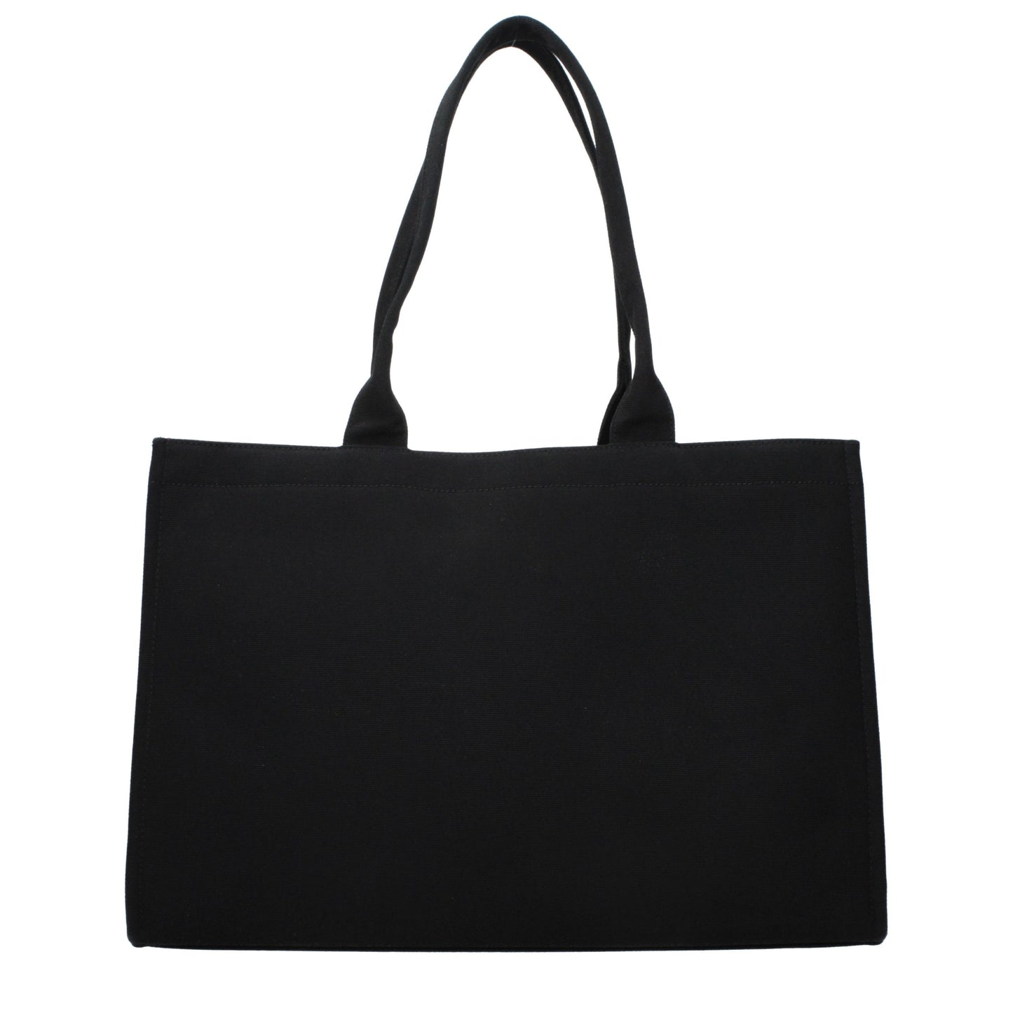 Black Fabric Shoulder Bag