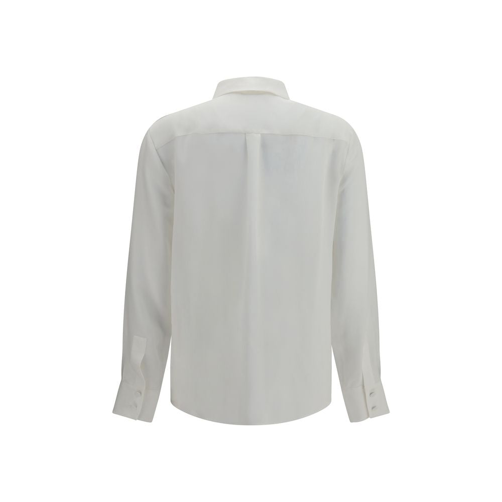 White Silk Dress Shirt