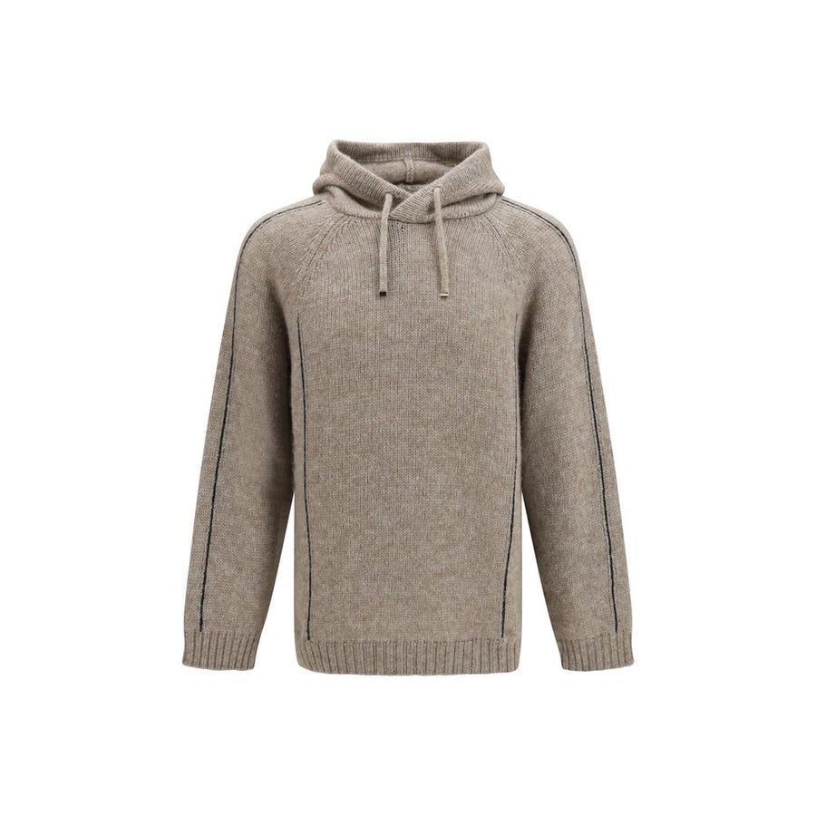 Beige Alpaca Vicugna Pacos Hoodie