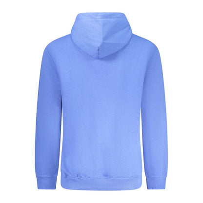 Blue Cotton Men's Sweatshirt