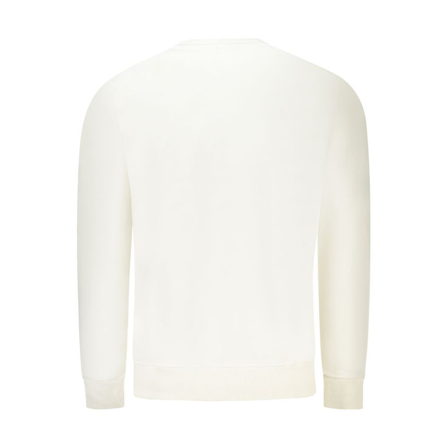 White Cotton Men's Sweatshirt