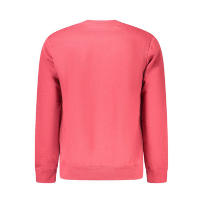 Red Cotton Men's Sweatshirt