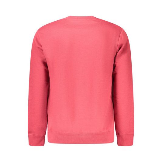 Red Cotton Men's Sweatshirt