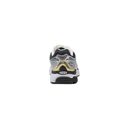 White Synthetic Athletic Sneakers