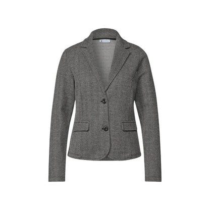 Black Polyester Blazer