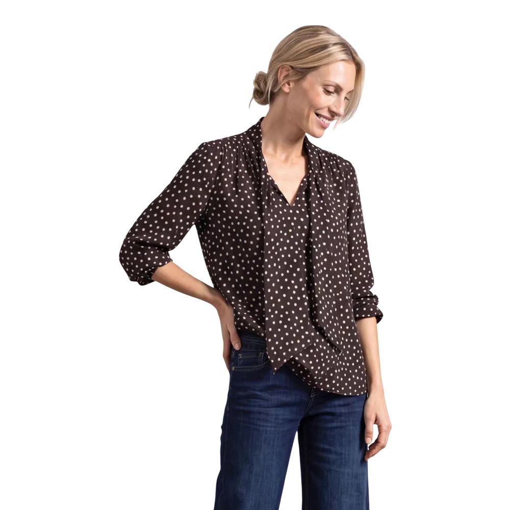 Brown Viscose Blouse