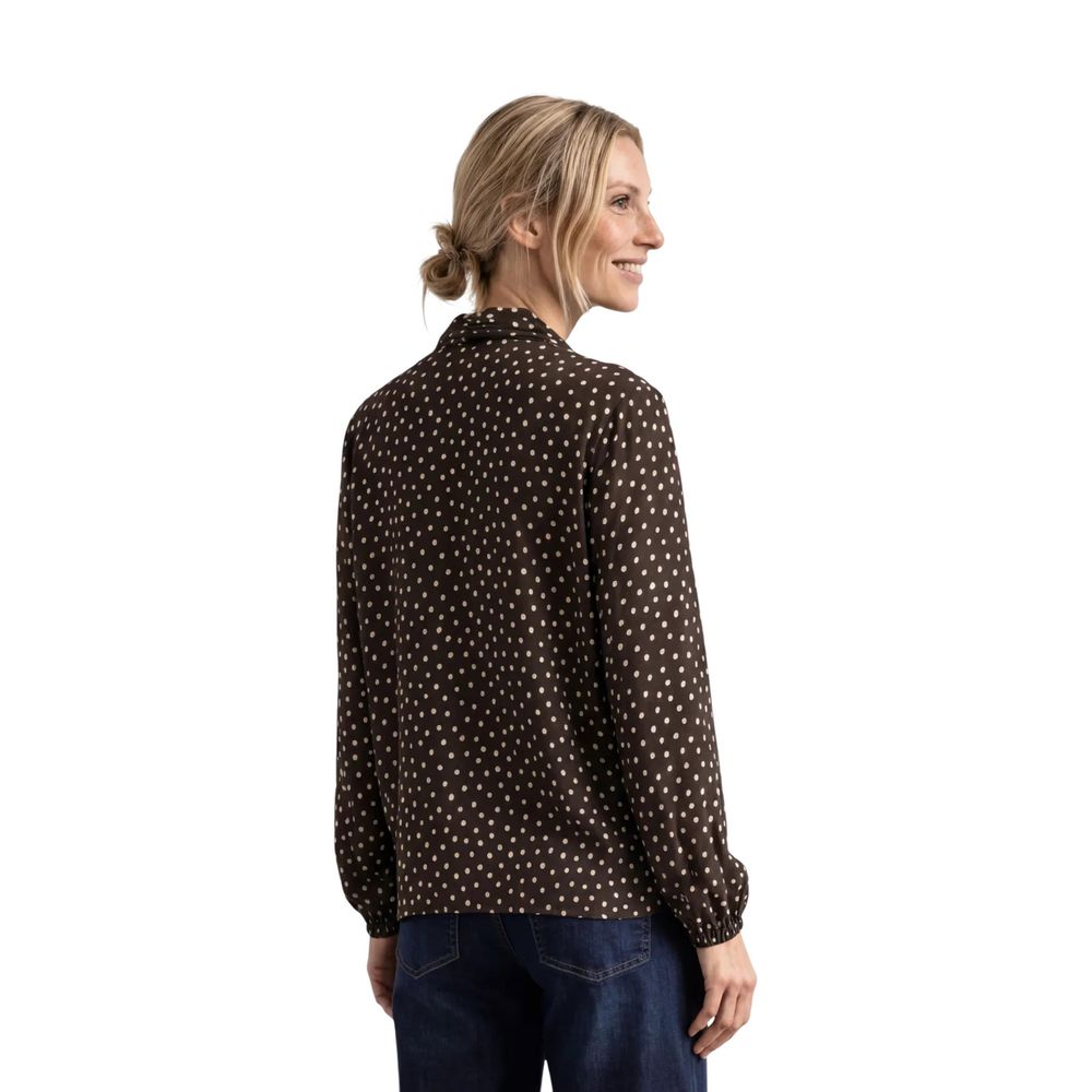 Brown Viscose Blouse