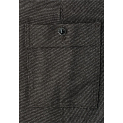 Brown Polyester Cargo Pants