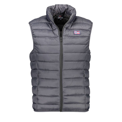 Black Polyamide Men's Jacket