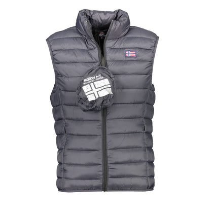 Black Polyamide Men's Jacket