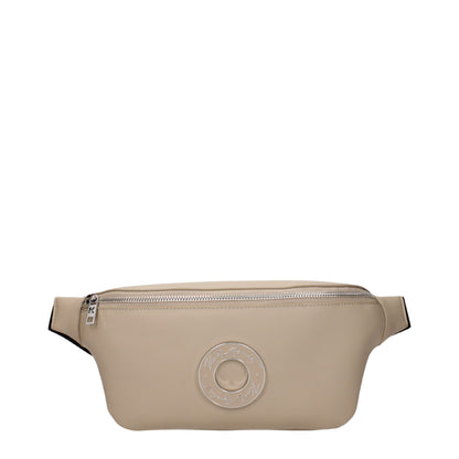Beige Leather Backpack