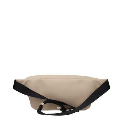 Beige Leather Backpack