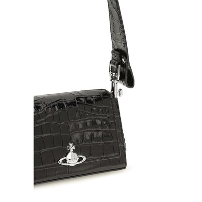 Black Calf Leather Bos Taurus Handbag