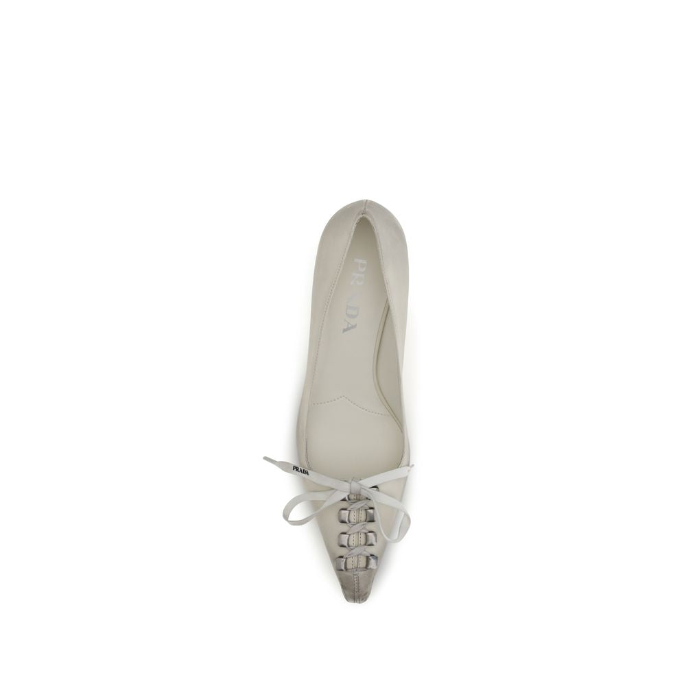 White Calf Leather Bos Taurus Lace-Up