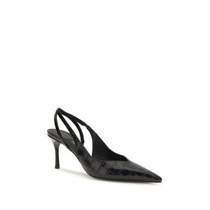 Black Calf Leather Bos Taurus Pumps