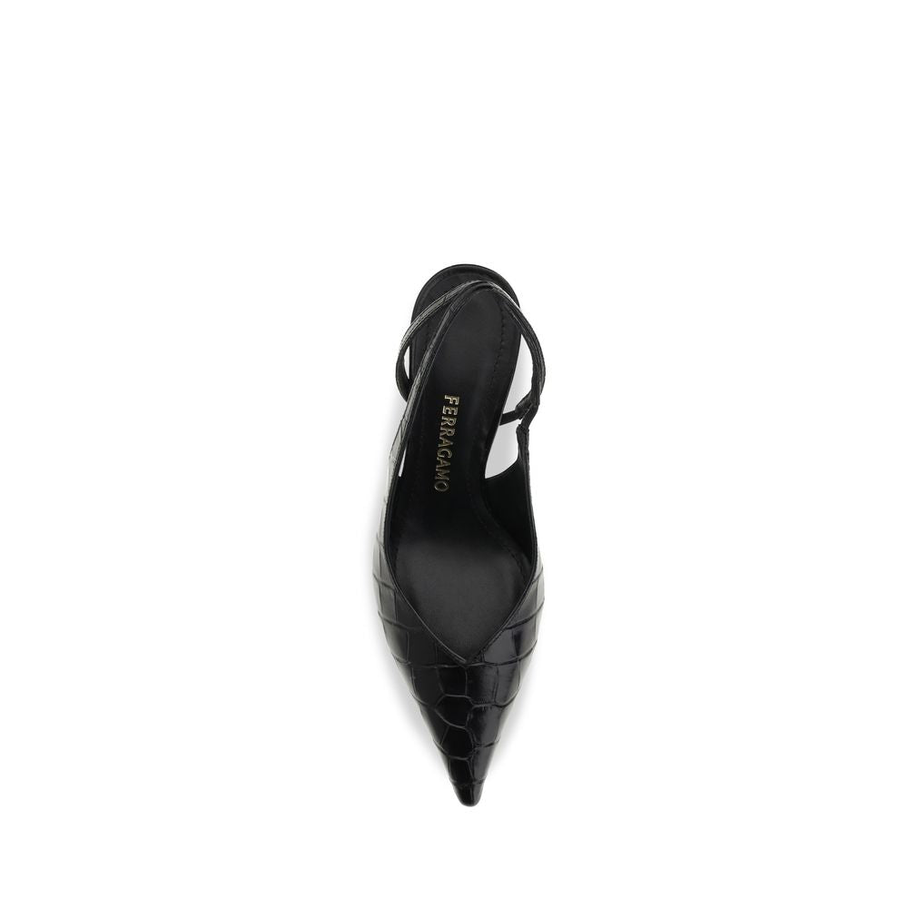 Black Calf Leather Bos Taurus Pumps