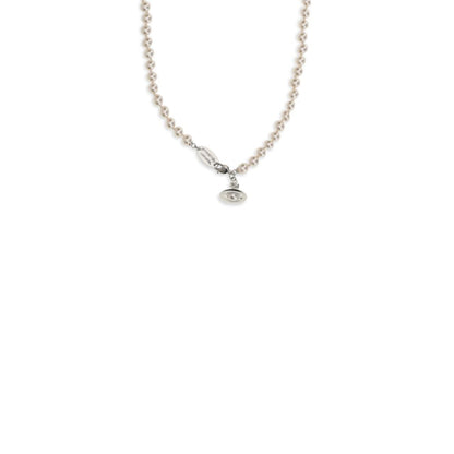 Beige Brass Necklace