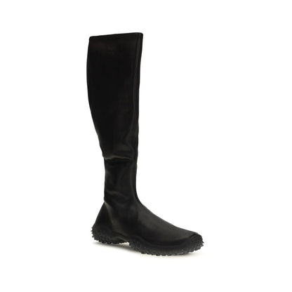 Black Lamb Ovis Aries Ankle Boots