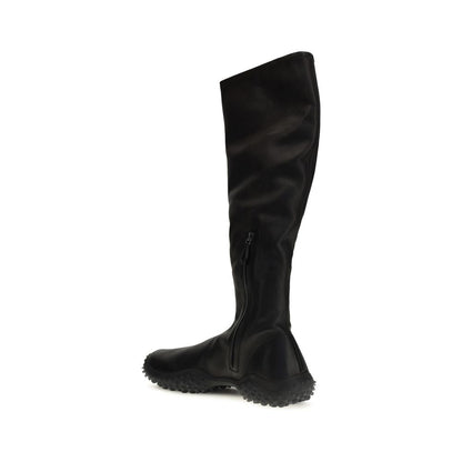 Black Lamb Ovis Aries Ankle Boots