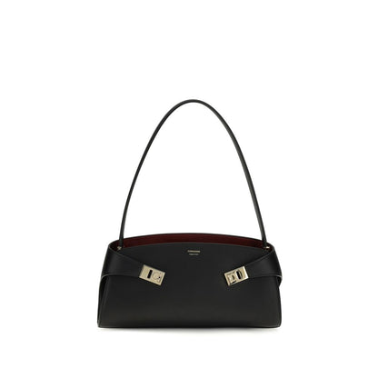 Black Calf Leather Bos Taurus Shoulder Bag
