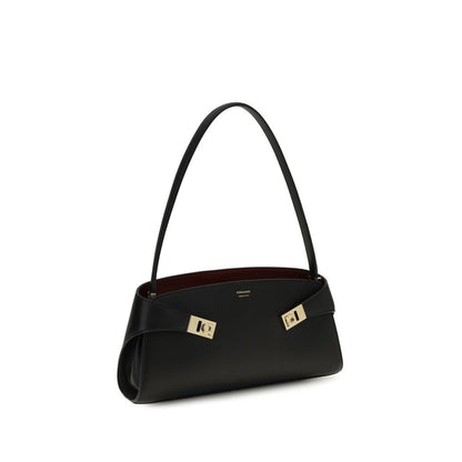 Black Calf Leather Bos Taurus Shoulder Bag