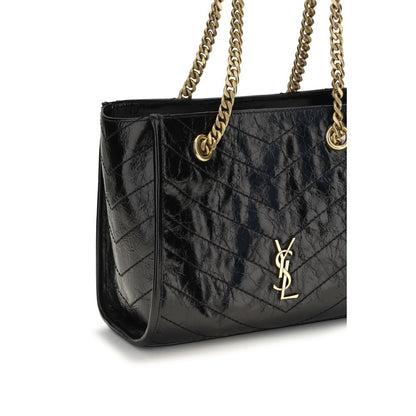 Black Calf Leather Bos Taurus Shoulder Bag