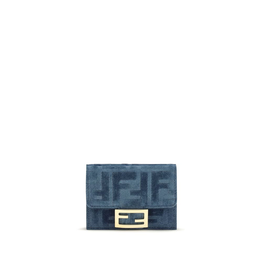Blue Cotton Wallet
