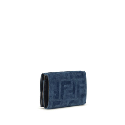 Blue Cotton Wallet