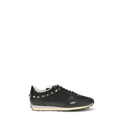 Black Calf Leather Bos Taurus Athletic Sneakers